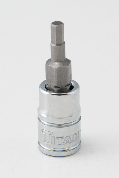 Titan 1/4-Inch Drive Hex Bit Socket by Titan