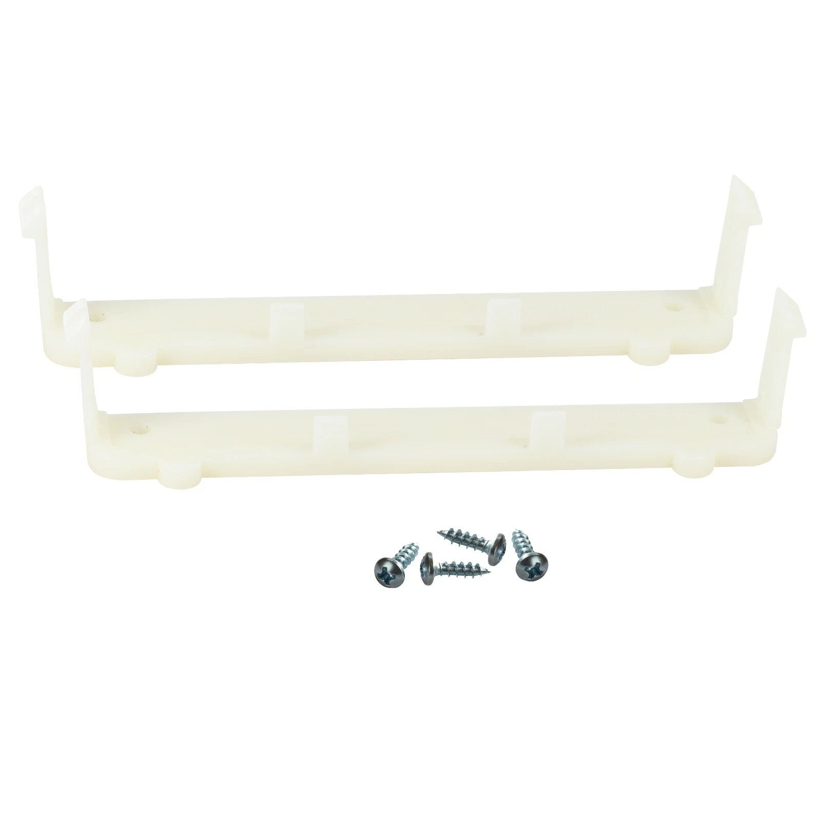 Pair Of Plastic False Front Cabinet Clips, Screws Included