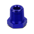 Blue Aluminum Oil/fuel 3/8" Male to 1/8" Female Npt Bushing Reducer