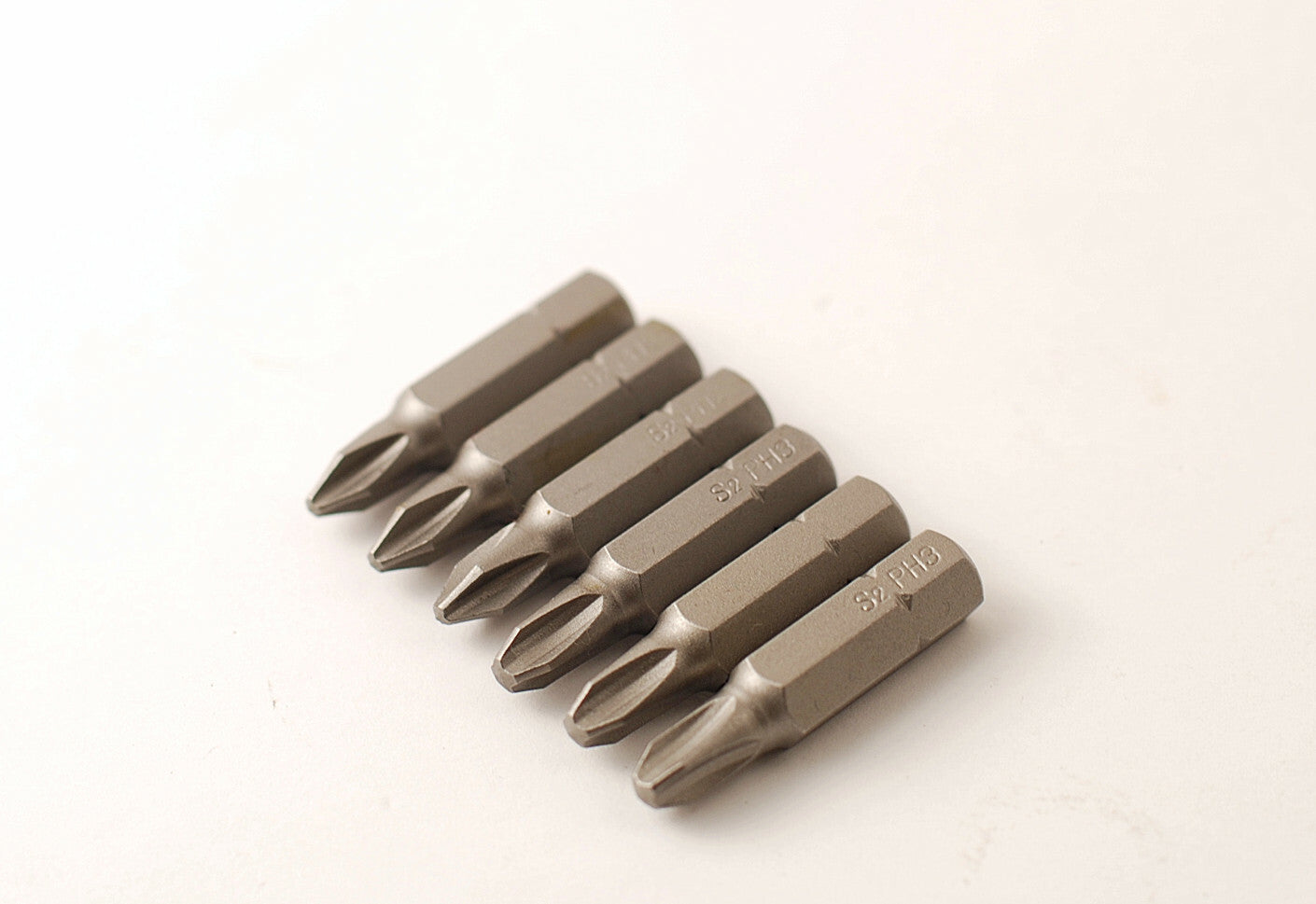 6pc-Pack S2 Steel 8mm Shank 36mmL Impact Screwdriver Power Bits