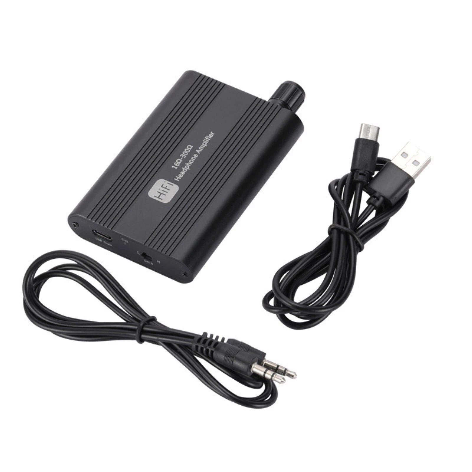 Portable Hifi Headphone Amplifier Stereo Earphone Audio Amp 3.5mm Aux