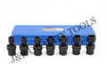 VCT 7PC 3/8" Dr SAE Universal Impact Swivel Socket Set