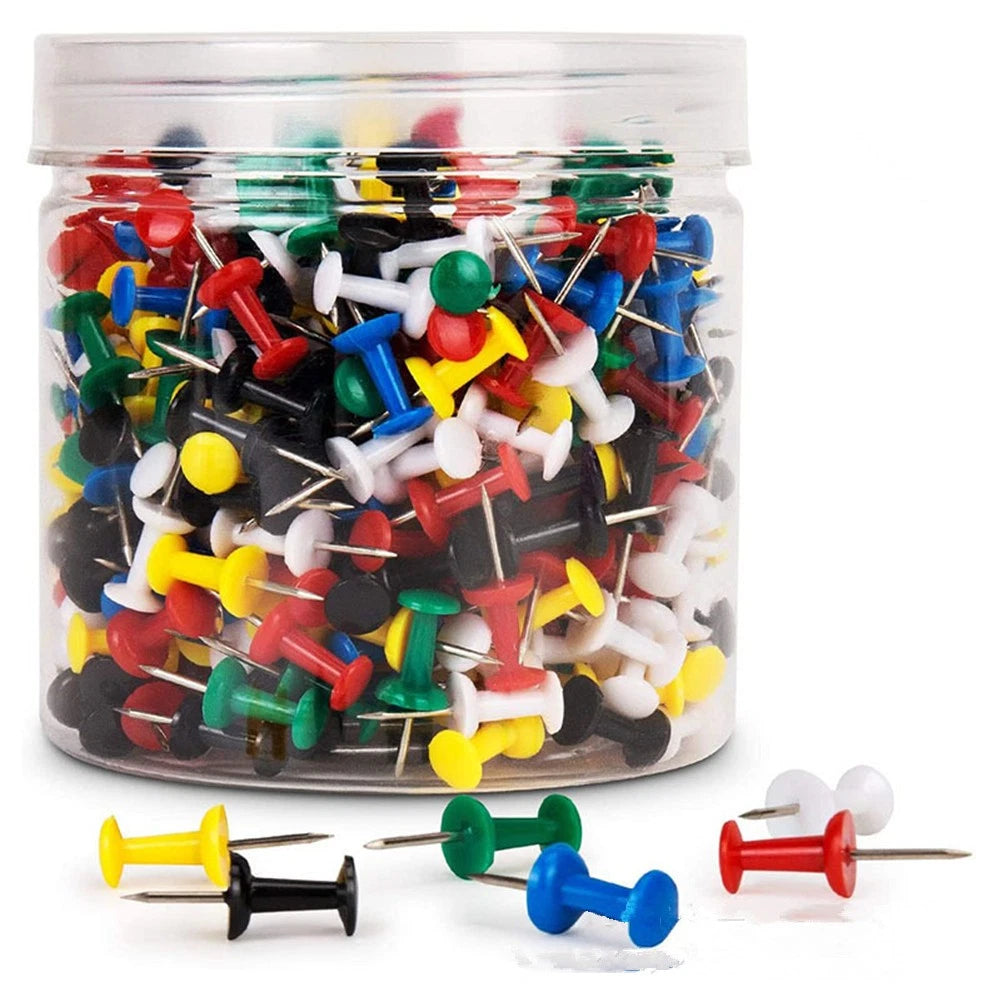 Set 23mm Reusable Thumbtacks Anti-rust Steel Point Push Pins