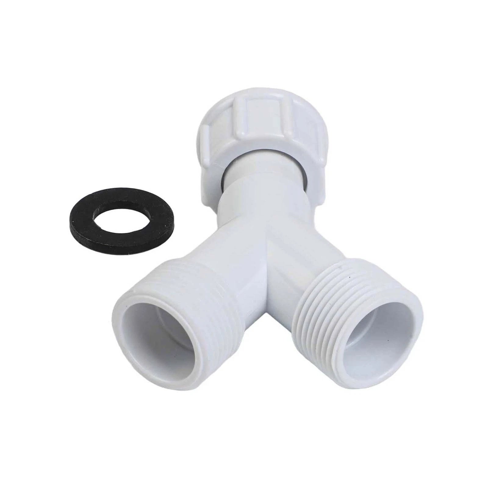Y Splitter Joiner Overflow Pipe Double Inlet Drain Pipe Sink 6 Split