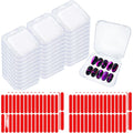 Clear For Acrylic Nail Display Boxes With Double Sided Tape For Nail