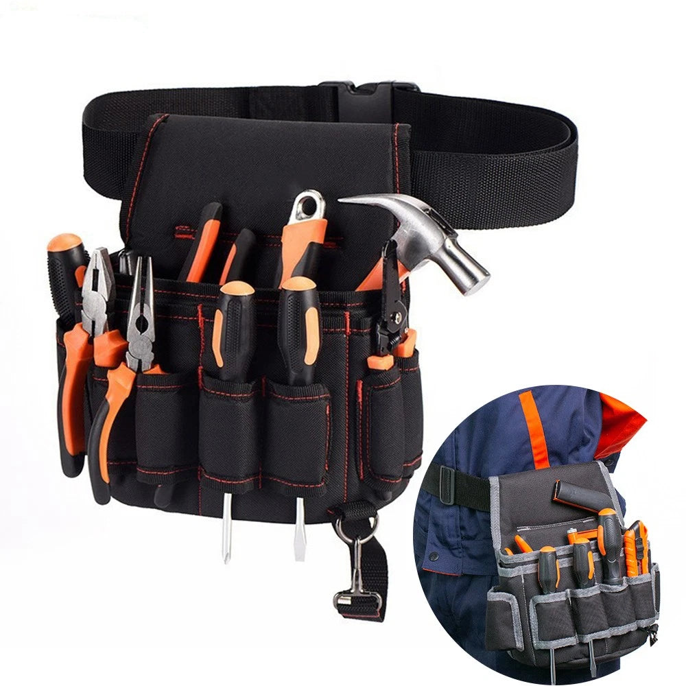 14 Pocket Waist Wrench Organizer Storage Bag Belt Tool Pouch