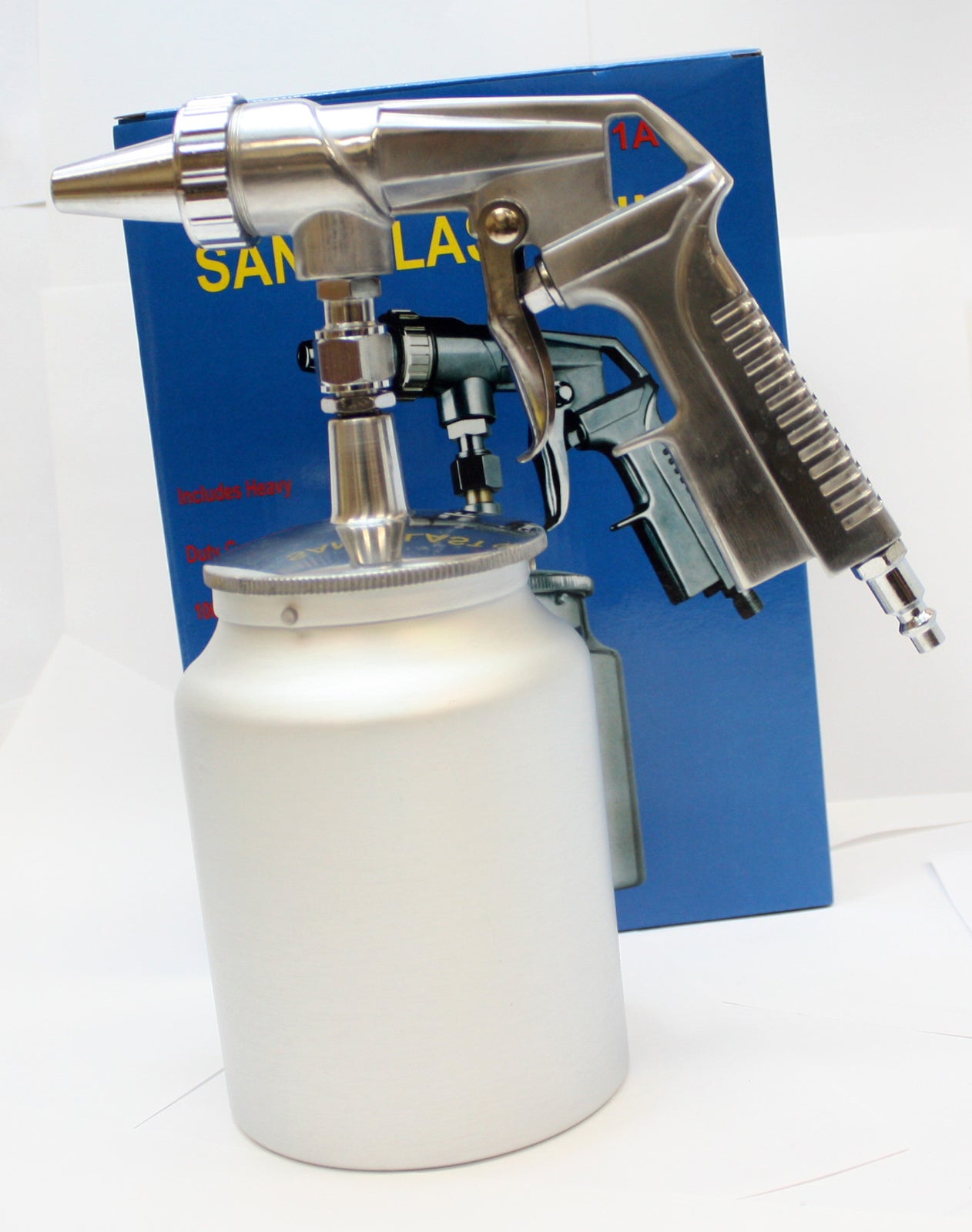 Air Sandblast Gun with 1L Siphon Cup by Unbranded