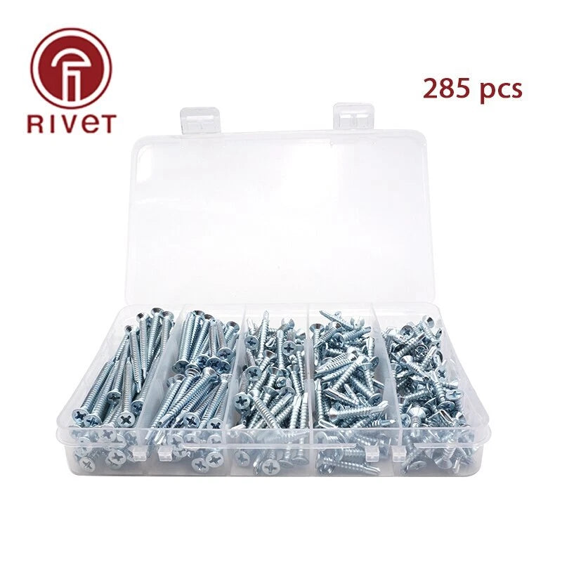 Setm4.0<wbr/>*20/25/30mm Phillips Cross Flat Head Self Tapping Screws
