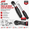 Jtc-5579 Truck Air Brake Adjusting 5/16" Offset Ratcheting Wrench Set