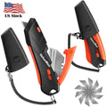 Valuemax 2 Packs Retractable Utility Pocket Knife Box Cutter W/extra