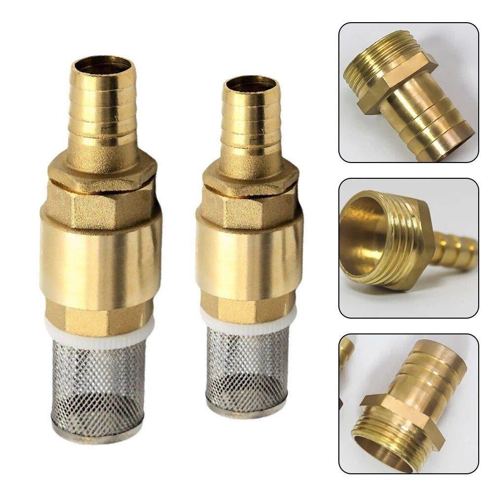 Non-return Valve Suction Strainer Foot Valve Hose Connection 19/25mm