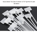 Natural Marker Ties Cable Tie Marker I.D Tie Tag Write