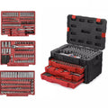 WORKPRO 450PC Mechanics Tool Set Automotive Tool Kit 3Drawer Heavy