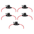 Dust and Moisture Protection Fuse Holder for Automotive Applications (5 Pack)Ope