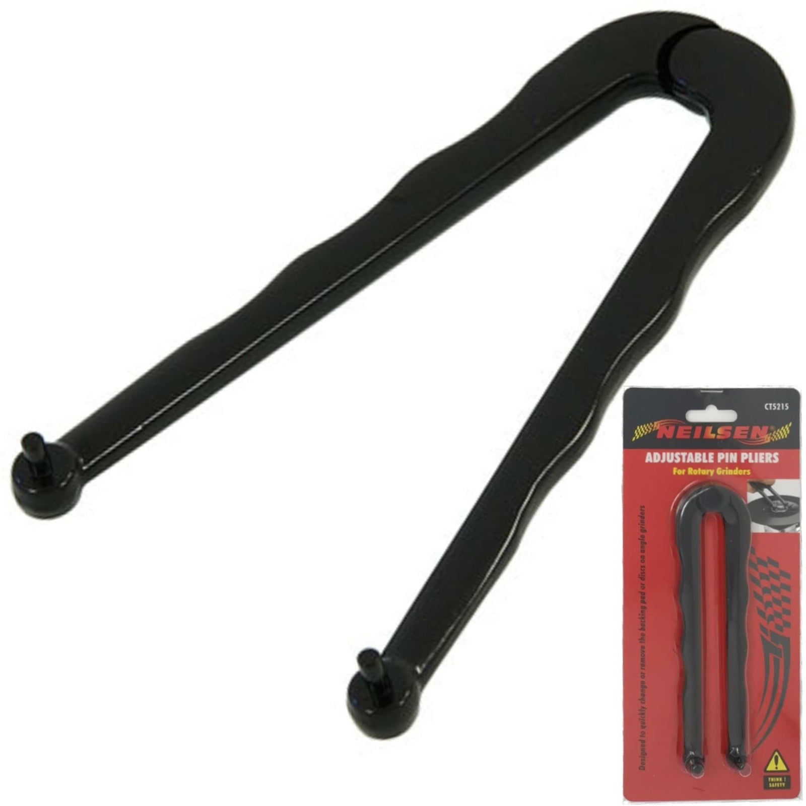 Neilsen Adjustable Pin Wrench for Angle Grinder by Neilsen