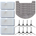 Robot Vacuum Filter And Mop Cloths Set For Monsga Ms1 Max With Side