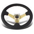 Nrg Reinforced 35cm 3"deep Dish Glod Spokes Leather | Built Supply Co