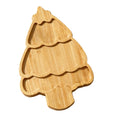Lightweight Wooden Christmas Tree Tray 0.5kg 34x22.3x2cm For Party