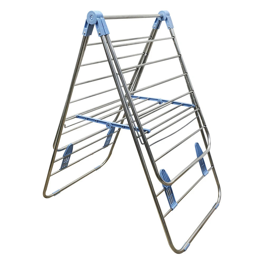 Coated Steel Collapsible Folding Clothes Drying Rack For Laundry