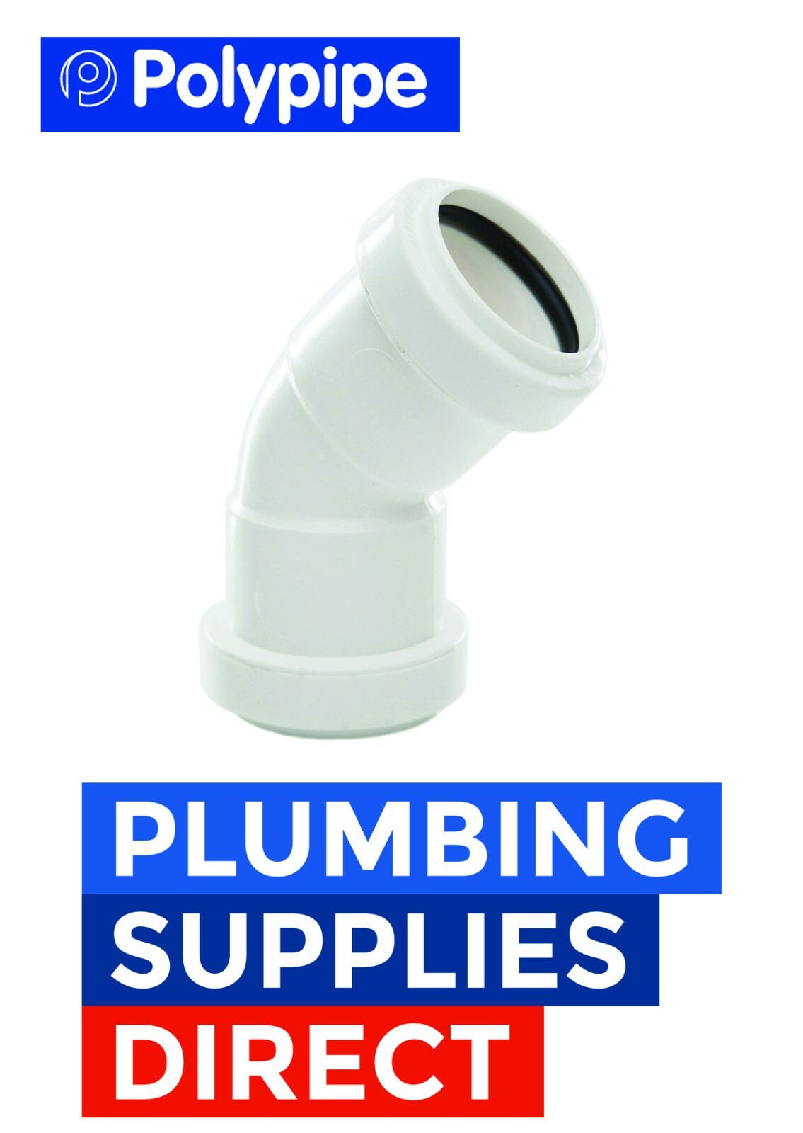 Polypipe Waste Push Fit Bend 32mm/40mm
