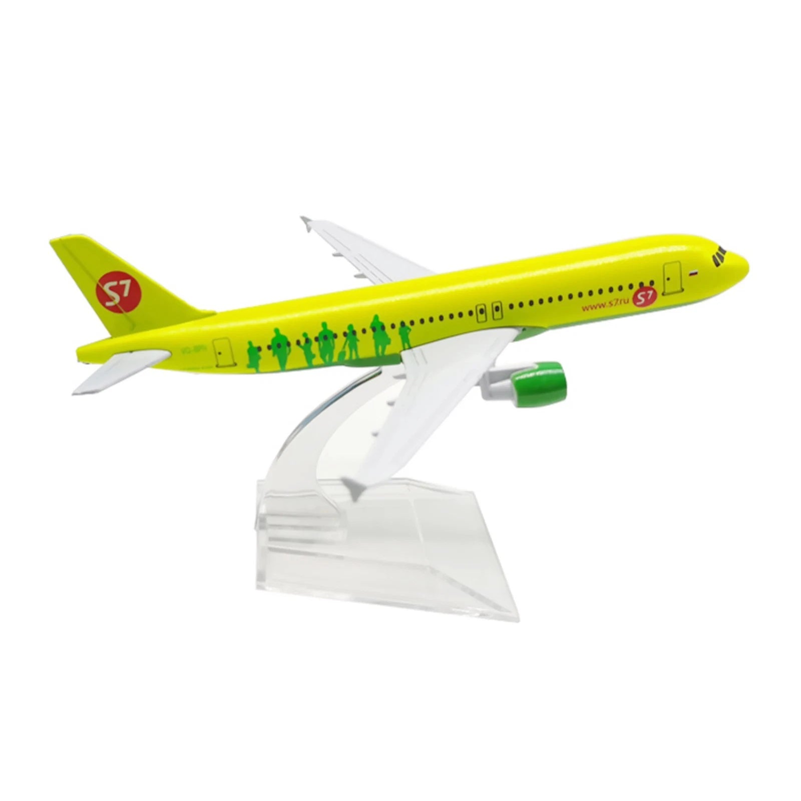 1:400 16cm Russia Air Siberia S7 A320 Airplane Model Diecast Aircraft