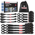 WORKPRO Heavy Duty Ratchet Tie Down Straps 4-Pack by WORKPRO