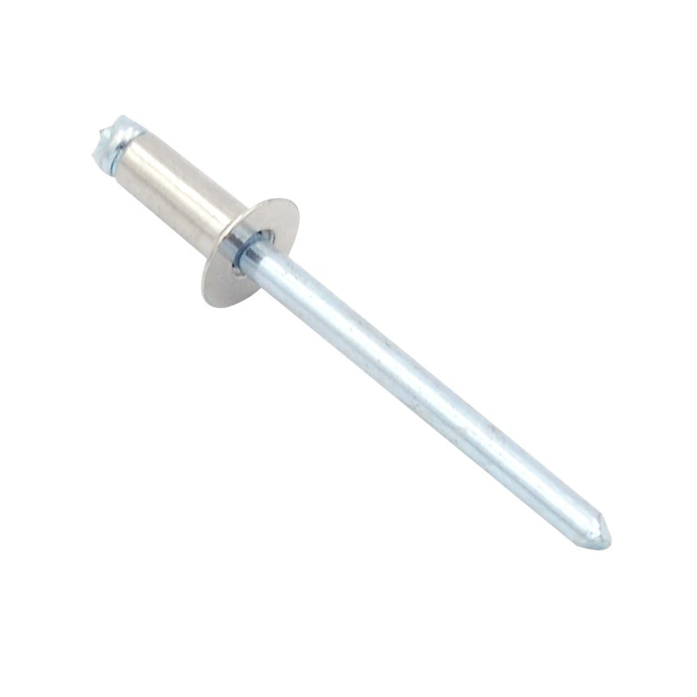 M4 Diameter Stainless Steel Open End Countersunk Head Blind Pop Rivets