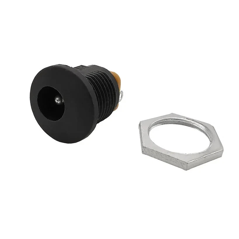 DC Barrel Jack Socket Female Panel Mount DC 12V Power Connector