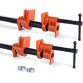 PONY 1/2 Inch Pipe Clamp 52 Wood Gluing Fixture 2-Pack by PONY