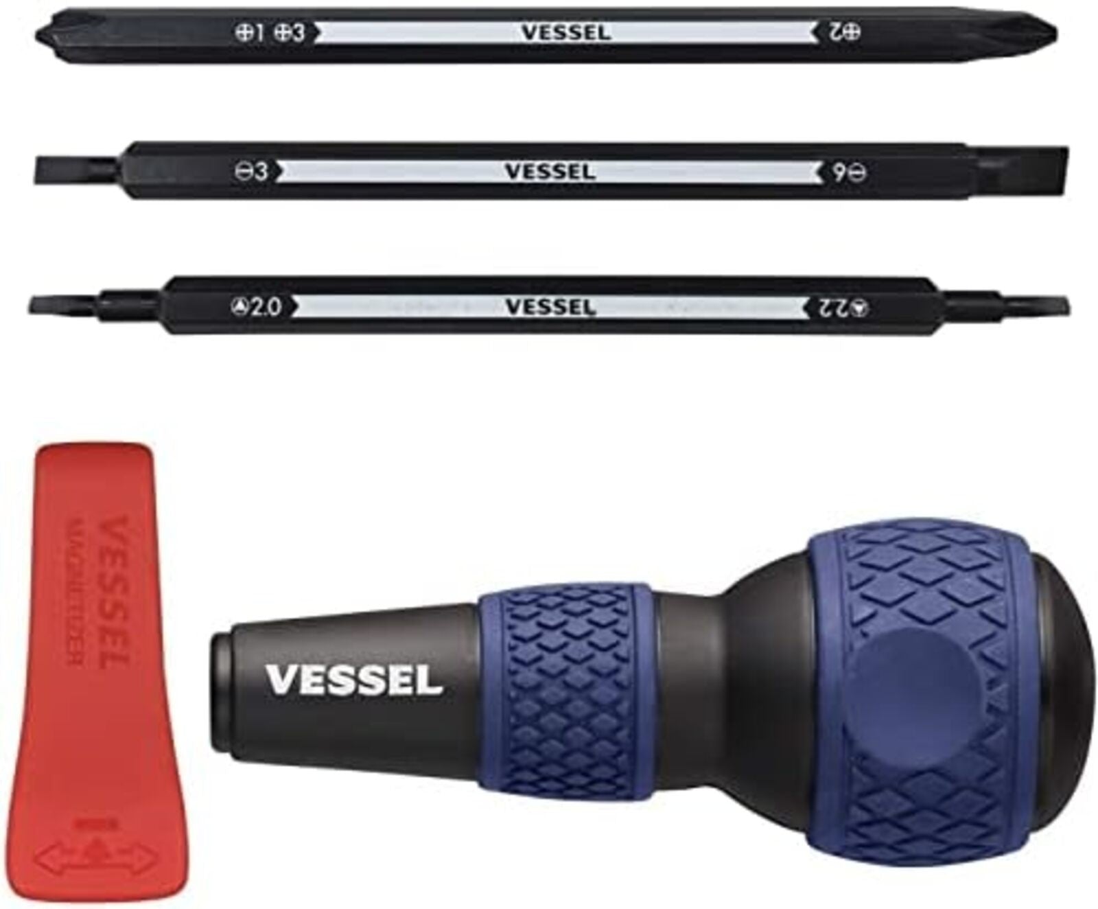 VESSEL PROKON Ball Grip Screwdriver Set