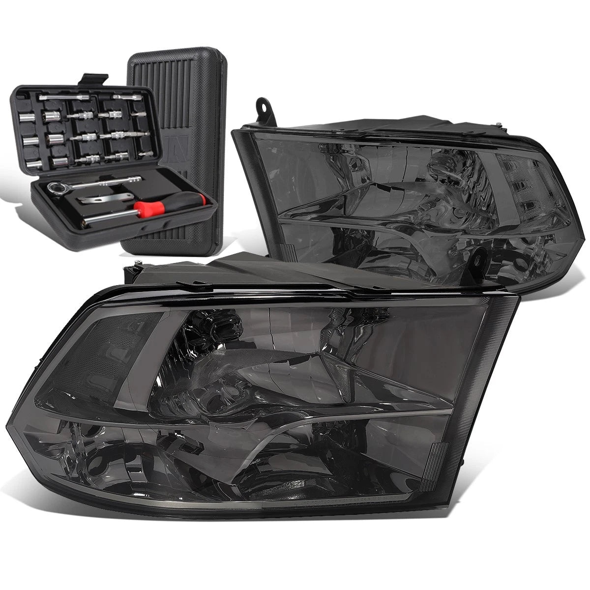 For 2009-2018 Dodge Ram Pickup Smoked/clear Side | Built Supply Co