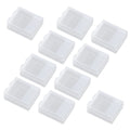 10pack Clear Battery Storage Case Protective Box Organizer For Gopro