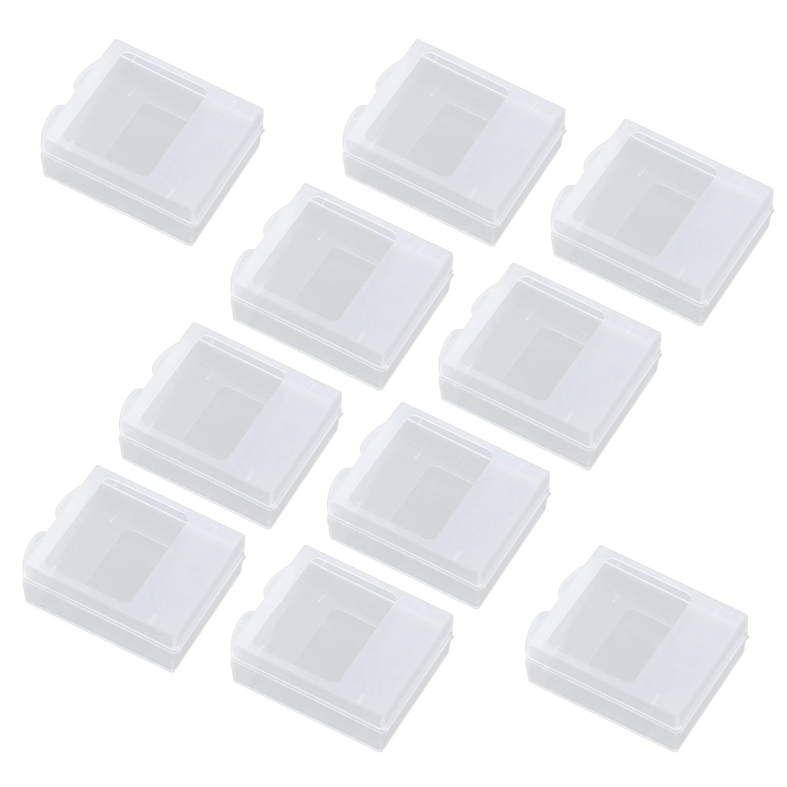 10pack Clear Battery Storage Case Protective Box Organizer For Gopro