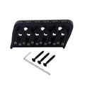 Metal 6 String Multi-scale Hard Tail Fixed Guitar Bridge For Fanned