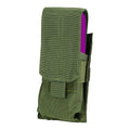 Tactical Single Mag Pouch Molle Pals Closed Top Od Green