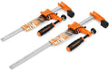 Jorgensen 2Pcs Steel Bar Clamp Set by Jorgensen