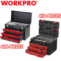 WORKPRO 14-Piece 1/2-Drive Deep Impact Socket Set