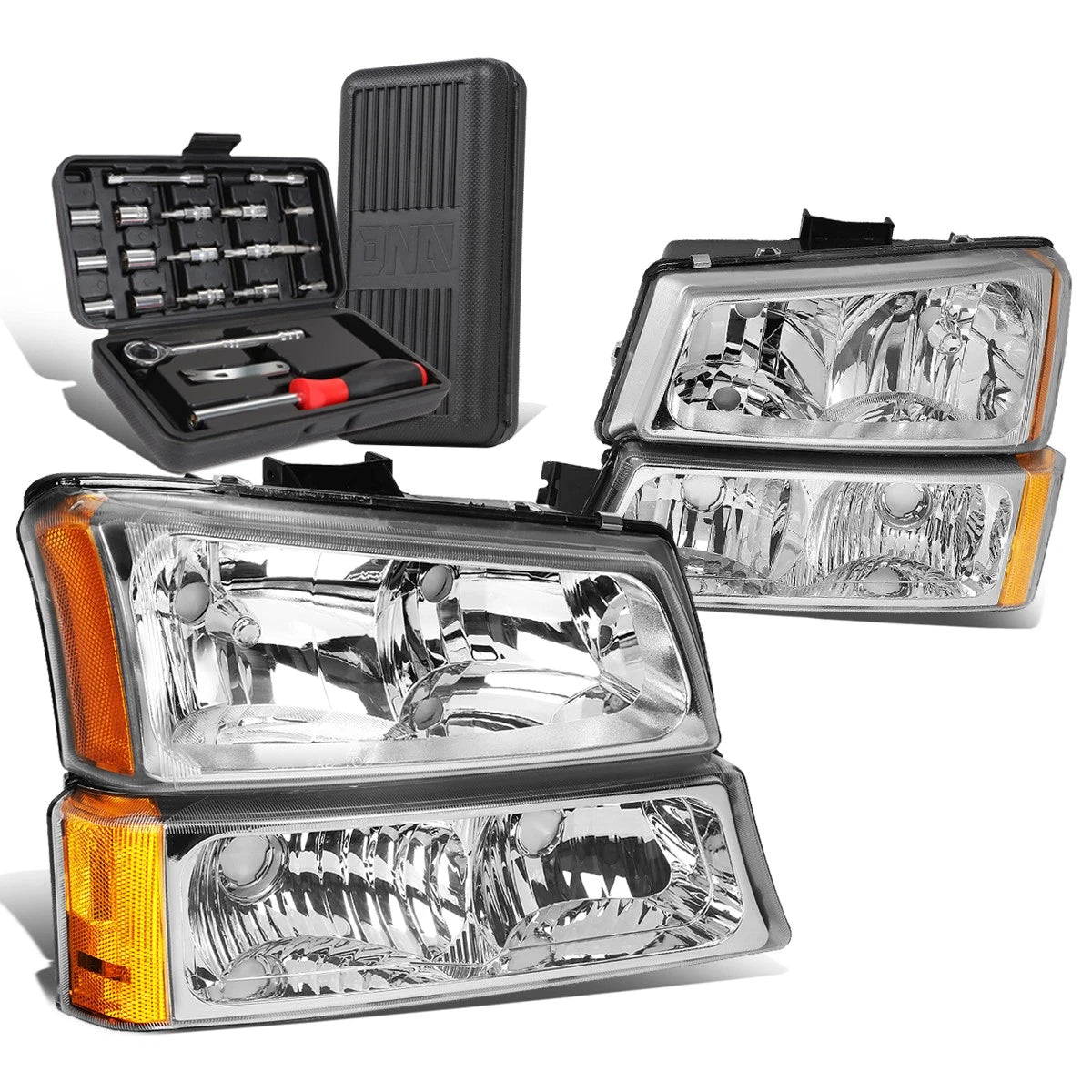 For 2003-2006 Chevy Silverado Chrome/amber Side | Built Supply Co