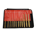 Mayhew 12pc Brass Pin Punch Set
