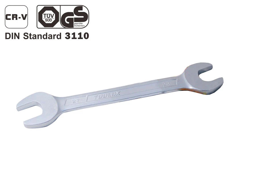 Cr-v German Din Standard Double Open End Spanner Wrench Individual
