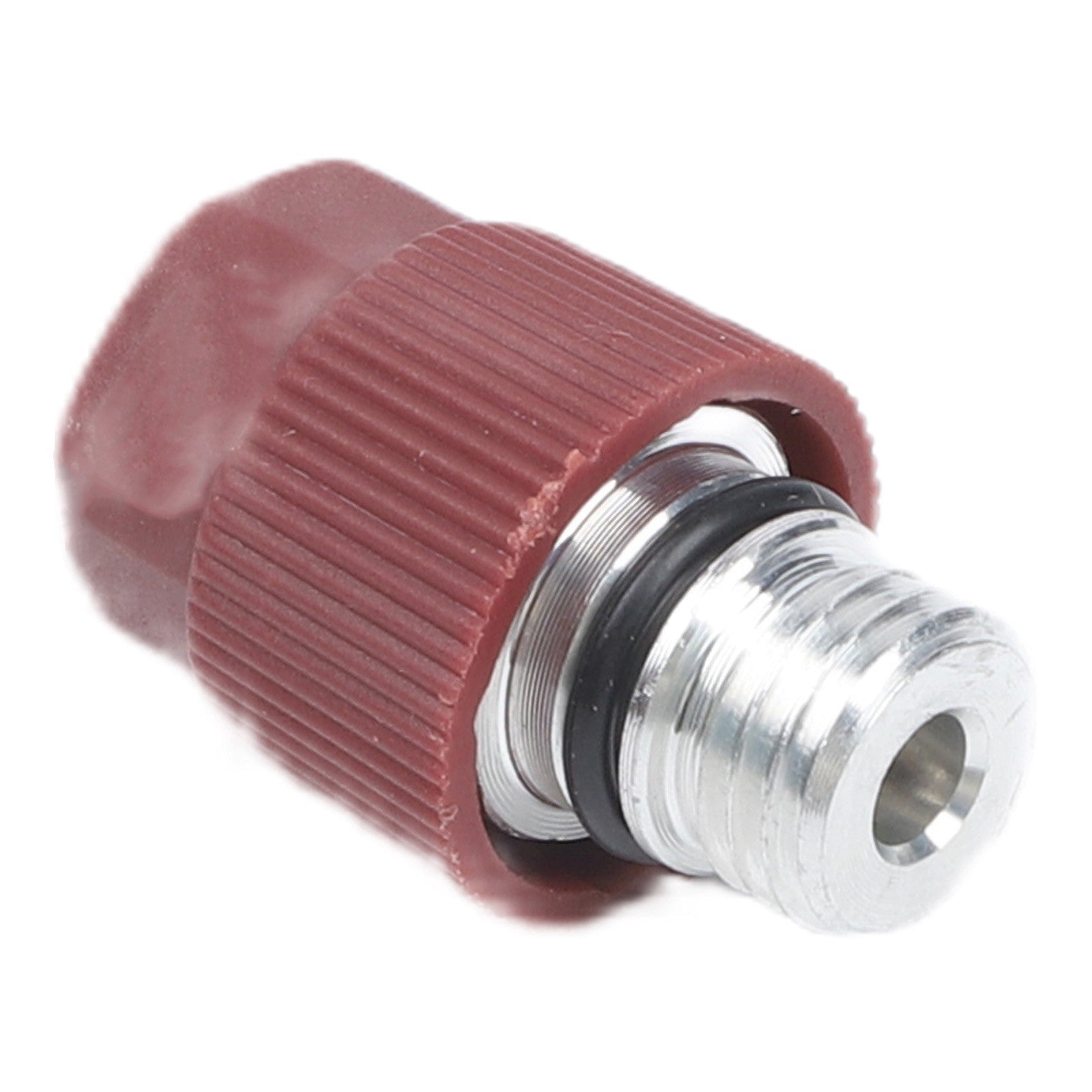 High Side R-134a Port Adapter With X 1.5 Thread With Replaceable Valve CoresOpen