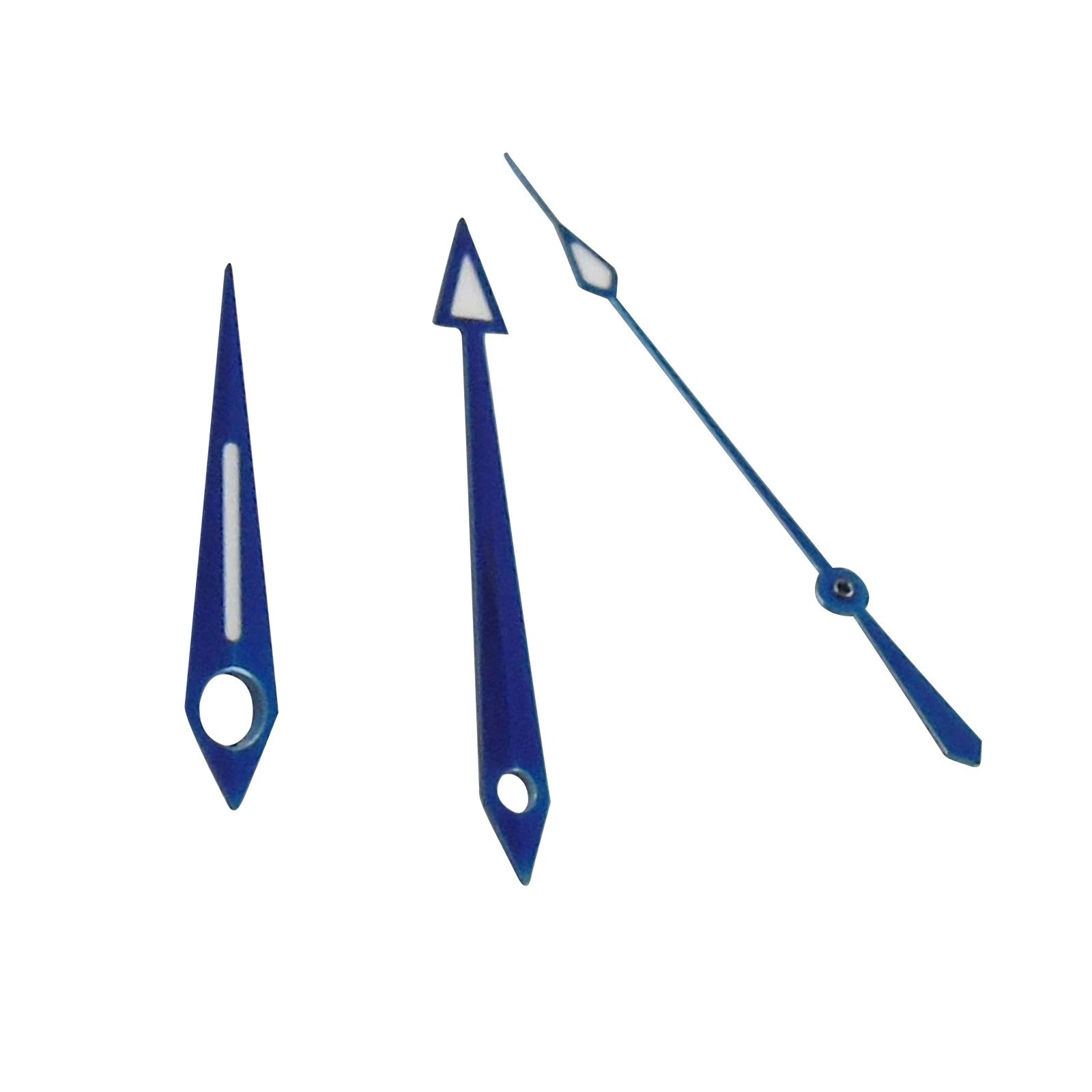 Replacement Repair Part Kit Blue Edge White Watch Hands Fit For Eta