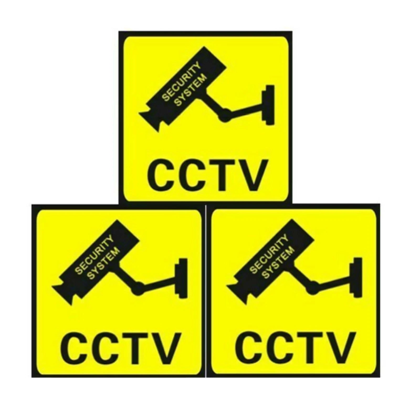 Lot Home Cctv Surveillance Security Camera Sticker Warning Decal