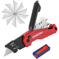 Workpro Folding Utility Knife Quick Change Box Cutter Razor Knife W/