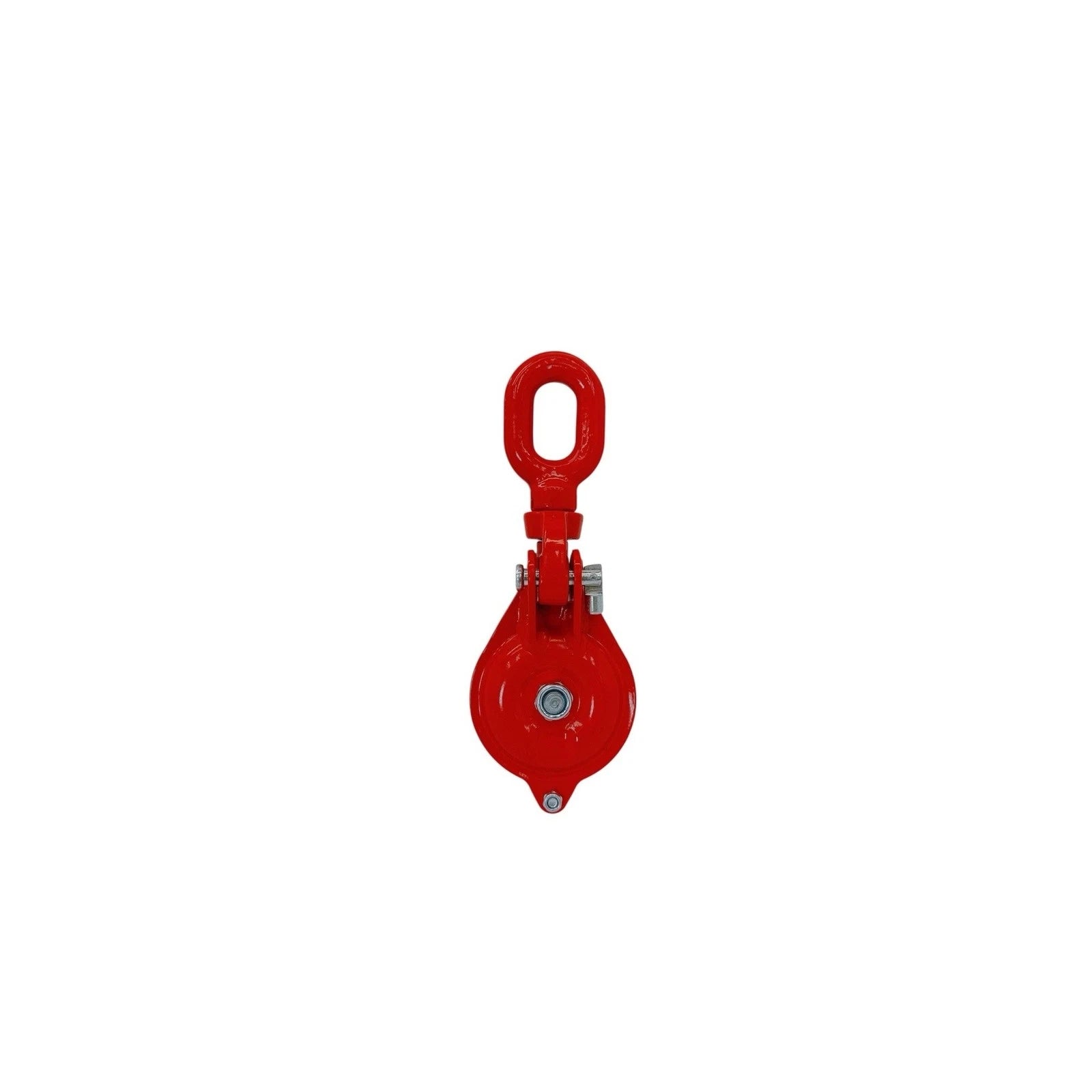 Wire Rope Snatch Block Pulley 0.5 Ton Single Sheave Oval Eye 1000 Lb