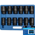 BlueSpot 12pc Impact Metric Deep Socket Set 3/4" Drive by BlueSpot