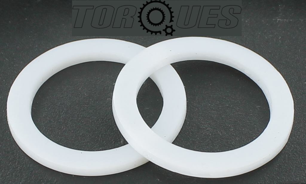 An-10 7/8 I.d Bulkhead Ptfe Washer Pair