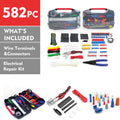 WORKPRO 582PCS Crimp Terminals Connectors Kit by WORKPRO