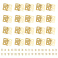 For Small Craft Box Accessories Brass Hinges Style Gold/silver