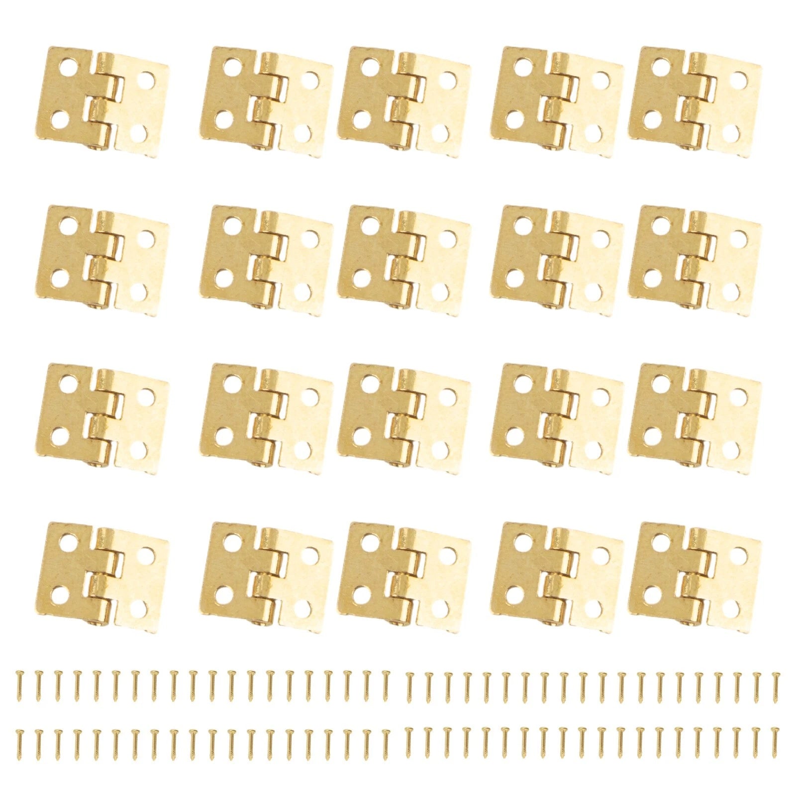 For Small Craft Box Accessories Brass Hinges Style Gold/silver